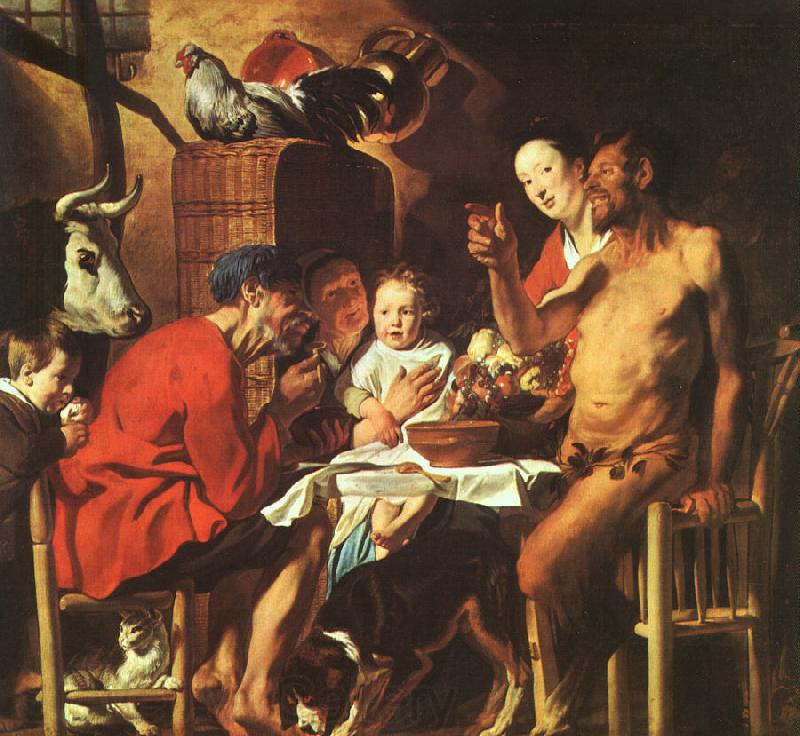 JORDAENS, Jacob Christ Driving the Merchants from the Temple zg Spain oil painting art